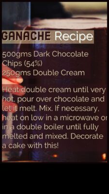 dark chocolate ganache recipe image