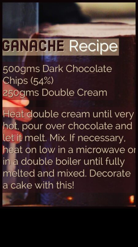 dark chocolate ganache recipe image