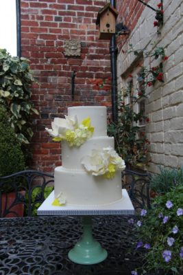 Magnolia Decorated Cake