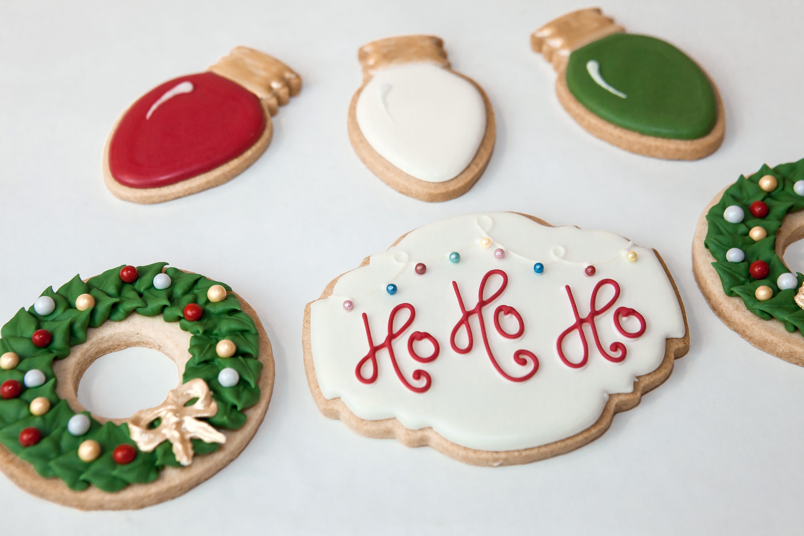 Christmas decoration biscuits